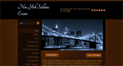 Desktop Screenshot of newyorksublimeevents.com